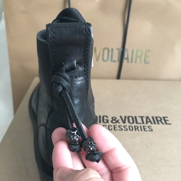 Stunning Zadig & Voltaire leather Roma boots Size 6 🥀🕸️ - Picture 9 of 15